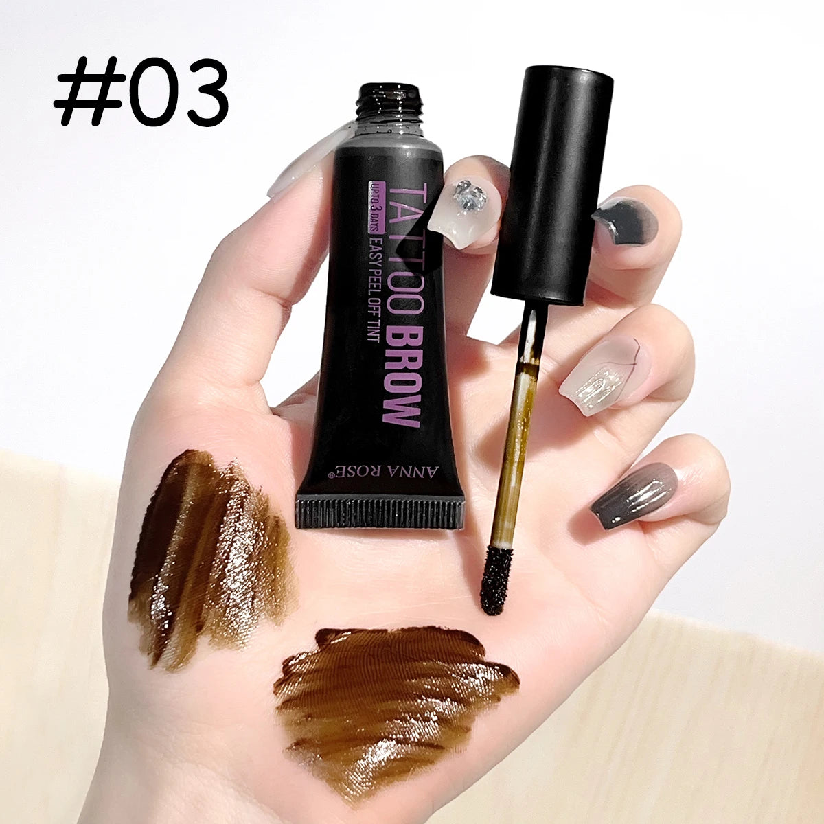 Peel-Off Brow Gel | Waterproof & Sweat-Resistant | 15ml Eyebrow Gel QXL C38M01-03