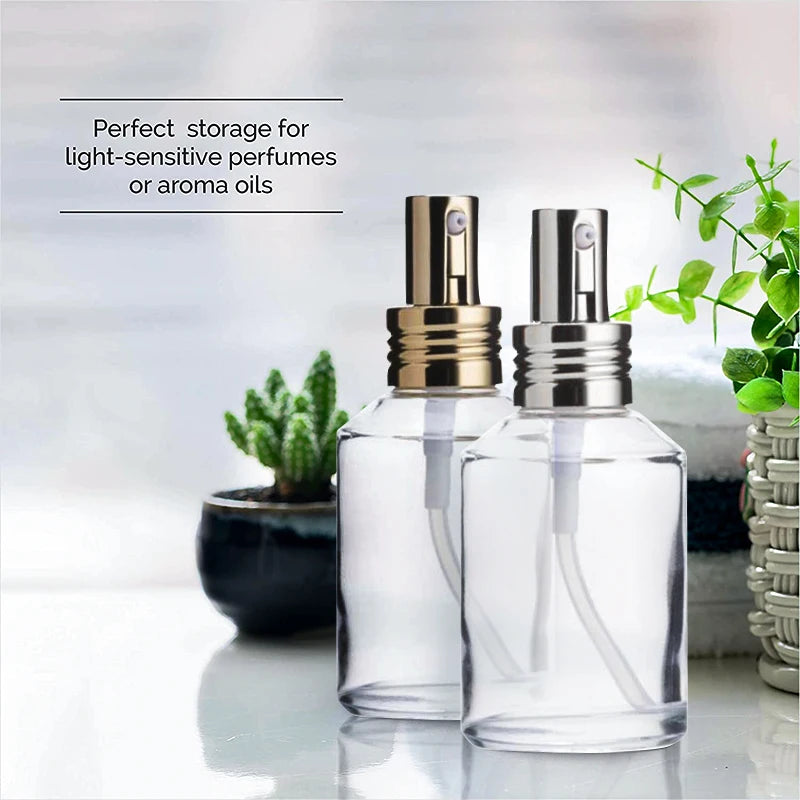 100ml Glass Fine Mist Spray Bottle | Refillable Perfume Atomizer Perfume Atomizer QXL