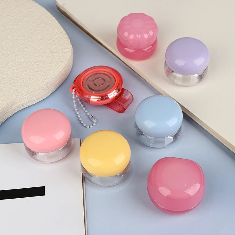 5g Empty Plastic Cosmetic Jar | Lip Balm Scrub Travel Container Cosmetic Jar QXL