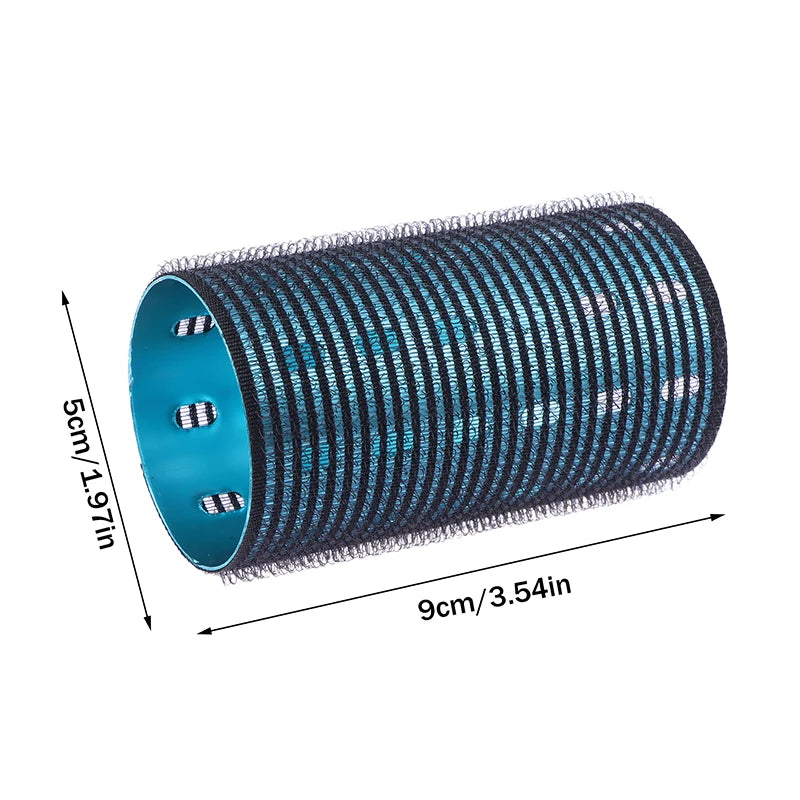 Aluminum Core Self-Grip Hair Roller 9×5cm | Hook & Loop Curler Hair Roller Curler QXL