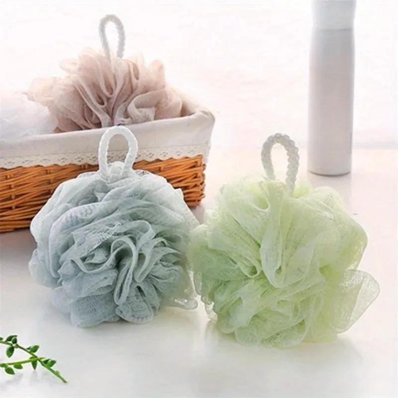 Super Soft Mesh Bath Sponge Ball | Foaming Body Scrubber Bath Sponge Scrubber QXL