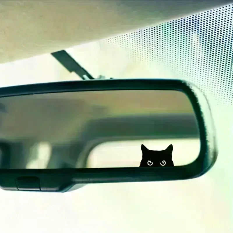 10-Pack Black Cat Peeping Car Stickers | Cute Vinyl Decals Car Vinyl Sticker QXL