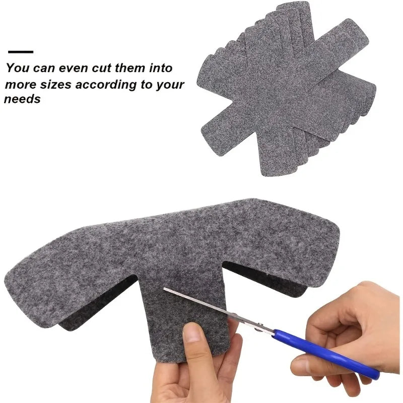 12-Pack Pot & Pan Protectors | 3 Sizes Stacking Divider Pads Cookware Protector Pads QXL