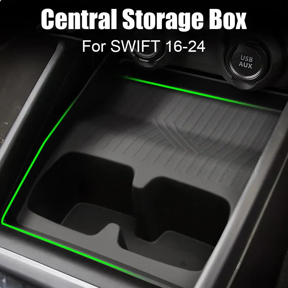 Suzuki Swift 2016–2024 Center Console Storage Box Organizer Console Storage Organizer QXL