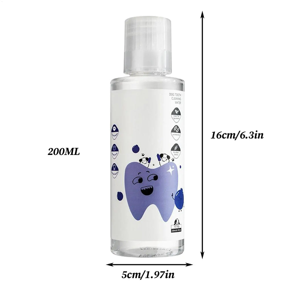 200ml Pet Dental Water Additive – Dog & Cat Teeth Cleaner Pet Dental Additive QXL