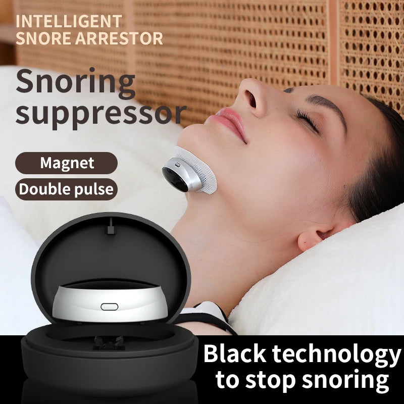 Dual-Pulse Anti-Snore Device | Quiet Sleep Aid, CE Certified Anti-Snore Sleep Device QXL