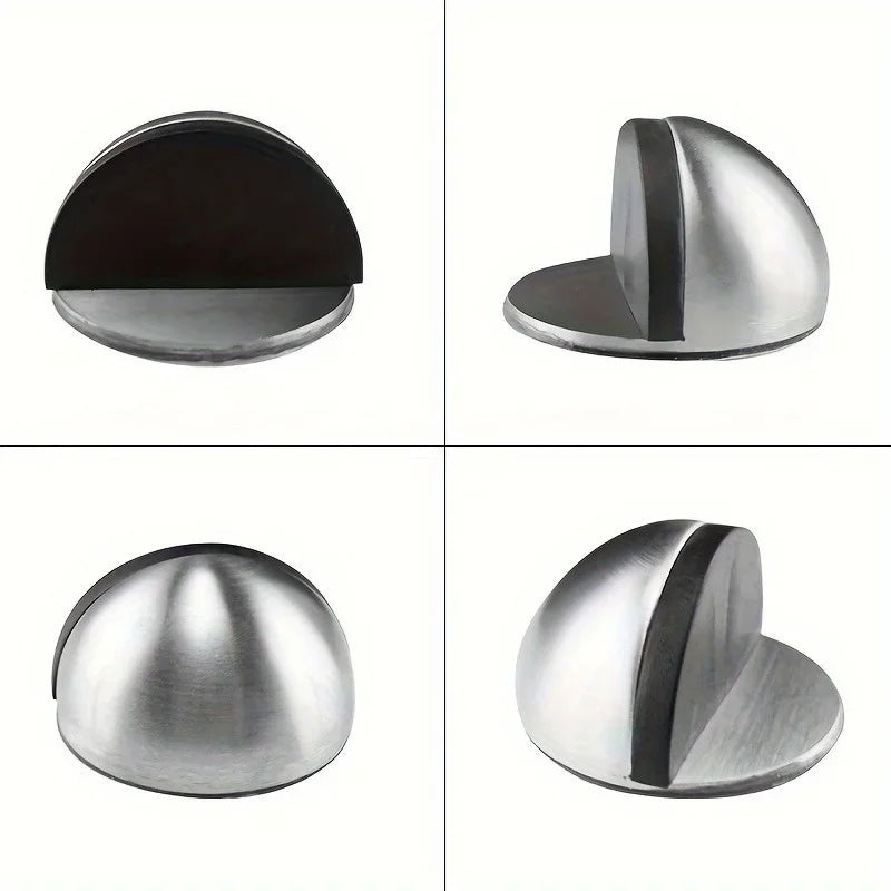 No-Drill Door Stop with Rubber Buffer | Home & Office Door Stop QXL
