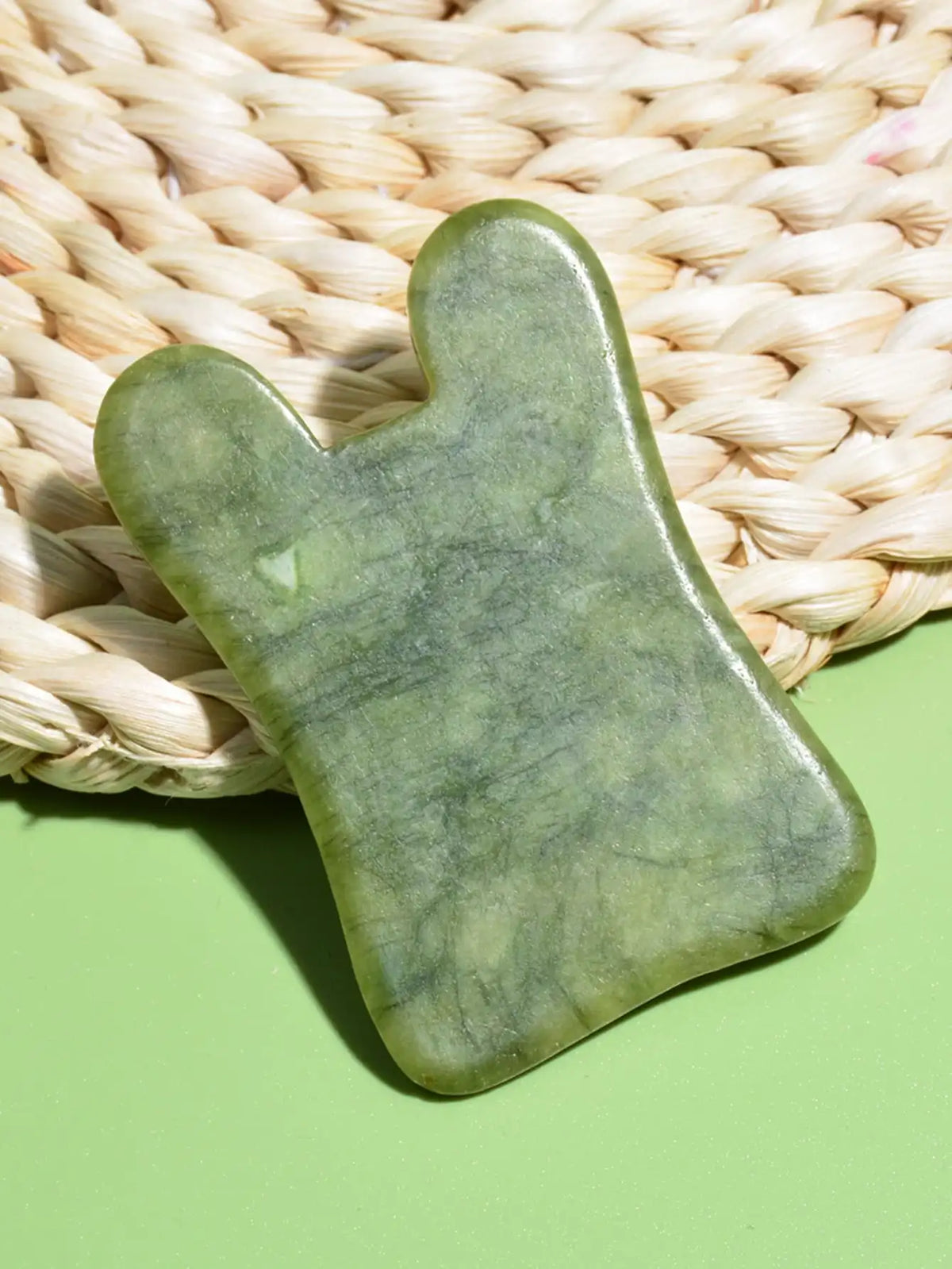 Natural Jade Gua Sha Board – Face Lifting & Skin Firming Jade Gua Sha Board QXL
