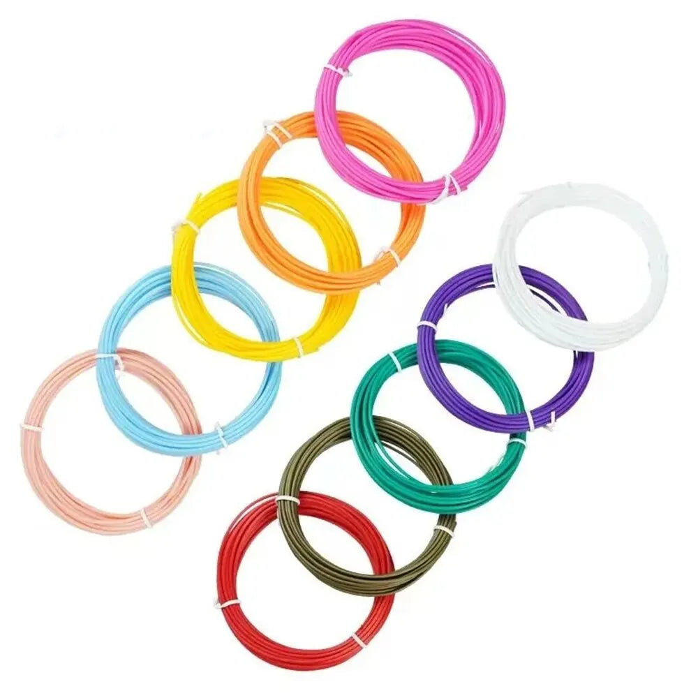 PLA PCL 3D Pen Filament 1.75mm | 9M to 100M Colored Refills 3D Pen Filament QXL