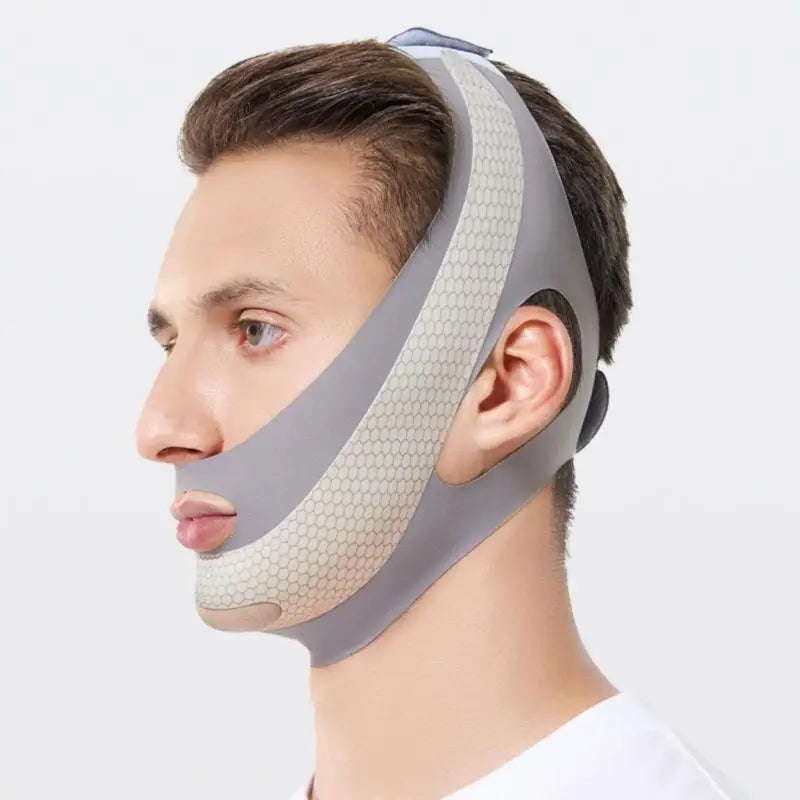 Men's V-Face Lifting Bandage | Chin Contouring Face Mask Face Lifting Bandage QXL A