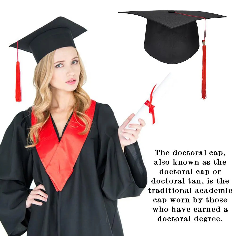 Graduation Cap with Tassel | Adjustable Bachelor's Hat Graduation Cap QXL