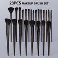 KOSSHOW 23-Pc Professional Black Makeup Brush Set Makeup Brush Set QXL black