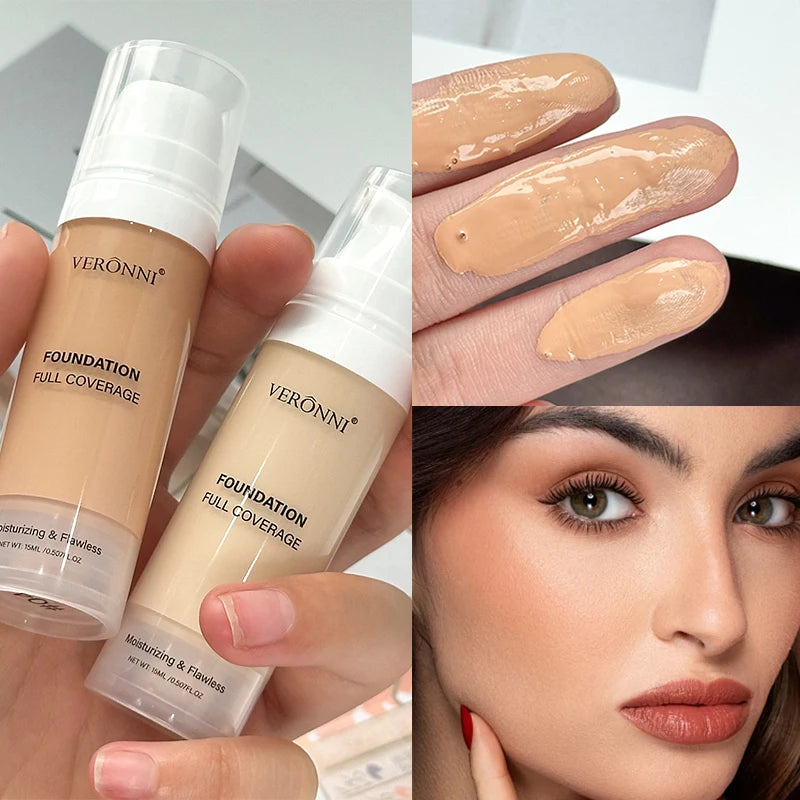 Buildable Full Coverage Liquid Foundation – Oil Control 15ml Liquid Foundation QXL