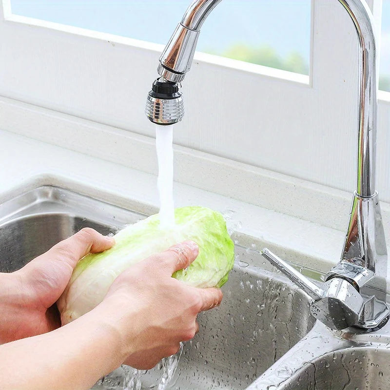 Rotary Faucet Aerator – Splash-Proof Water-Saving Bubbler Nozzle Faucet Aerator Nozzle QXL