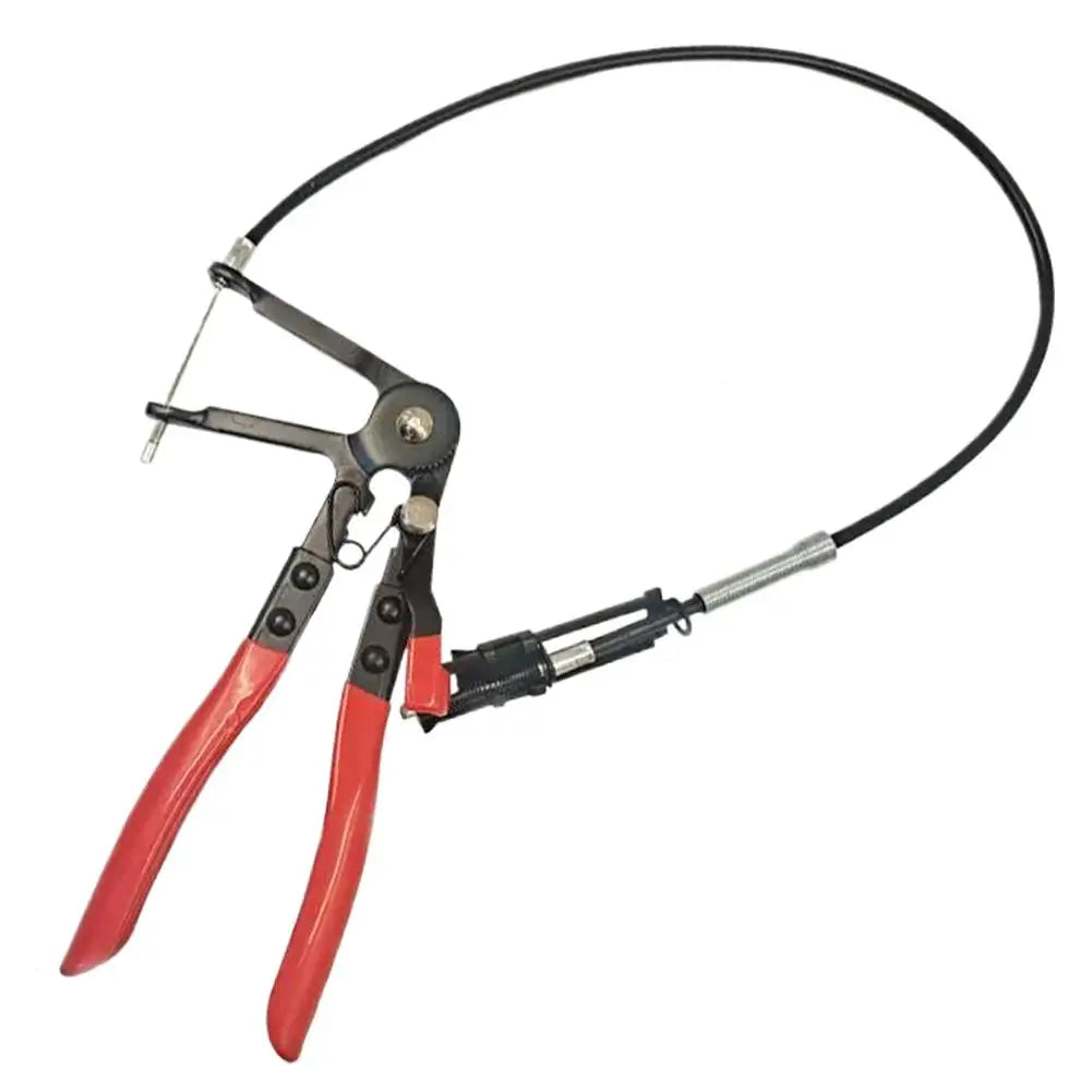 Flexible Cable Hose Clamp Pliers | 24.4" Auto Repair Tool Hose Clamp Pliers QXL Red