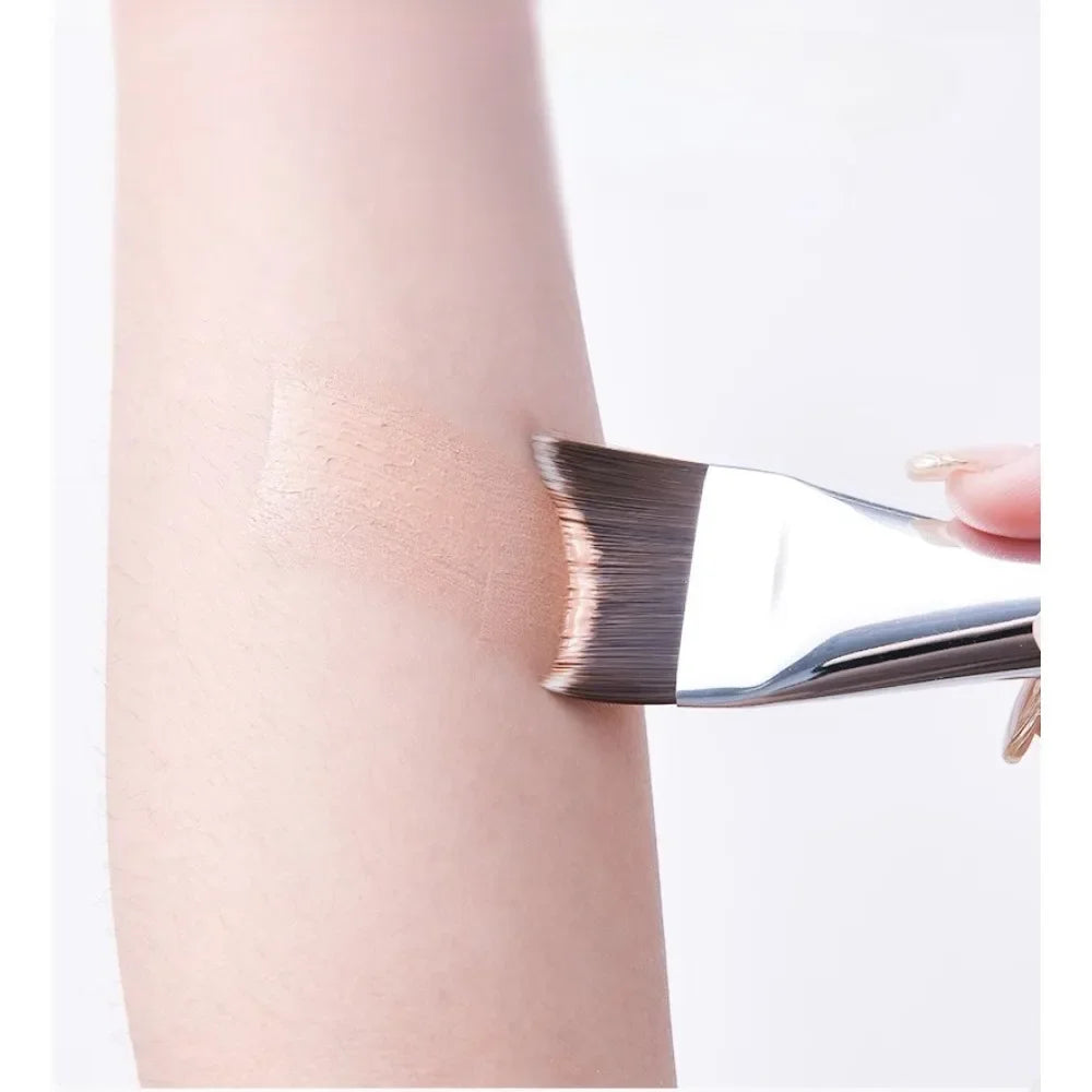 Ultra-Thin Flat Foundation Brush | Cream & Liquid Blending Foundation Makeup Brush QXL