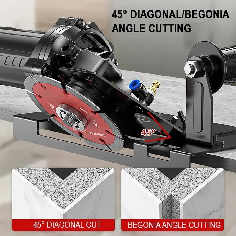 45° Angle Grinder Chamfer Stand | Tile Wood Stone Cutting Angle Grinder Stand QXL