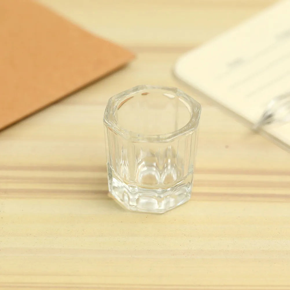 8-Pack Glass Nail Art Cups | Manicure Liquid & Mixing Cups Nail Art Cups QXL