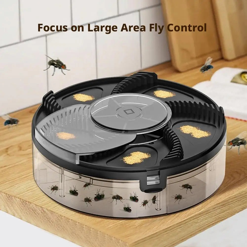 USB Electric Fly Trap – Silent Rotating Insect Catcher Electric Fly Trap QXL