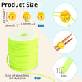 55-Yard 2mm Hollow Rubber Cord & 6 Cord Locks | Craft Kit Craft Cord Set QXL AECH04-11925