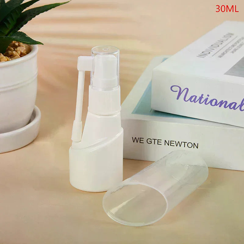 30ml Refillable Nasal Mist Spray Bottle | 360° Rotating Nozzle Nasal Spray Bottle QXL