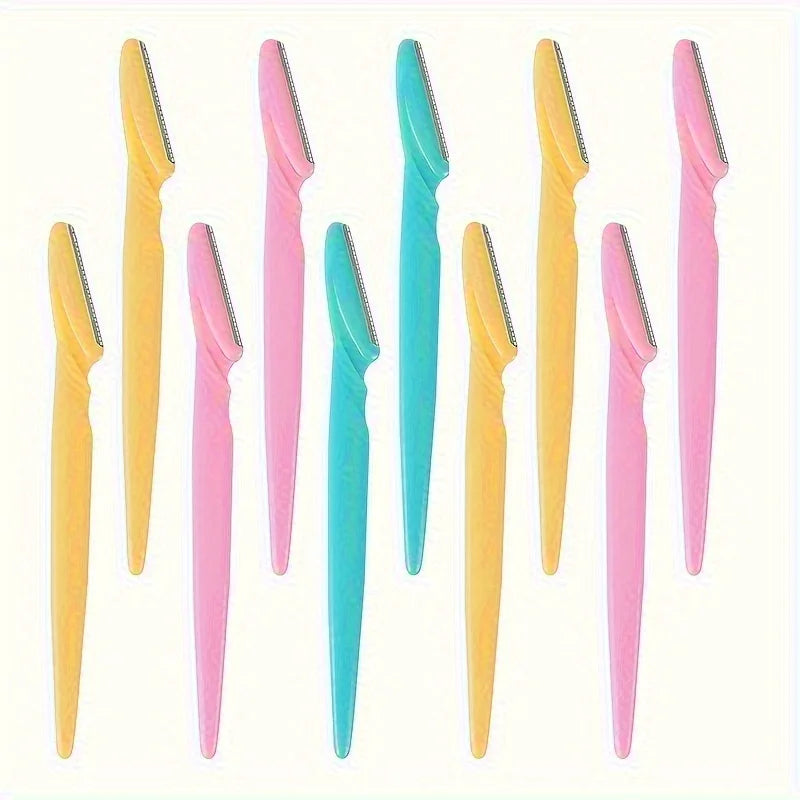 Eyebrow Razor Set 3/5/6-Pc | Stainless Steel Facial Trimmer Eyebrow Razor Set QXL