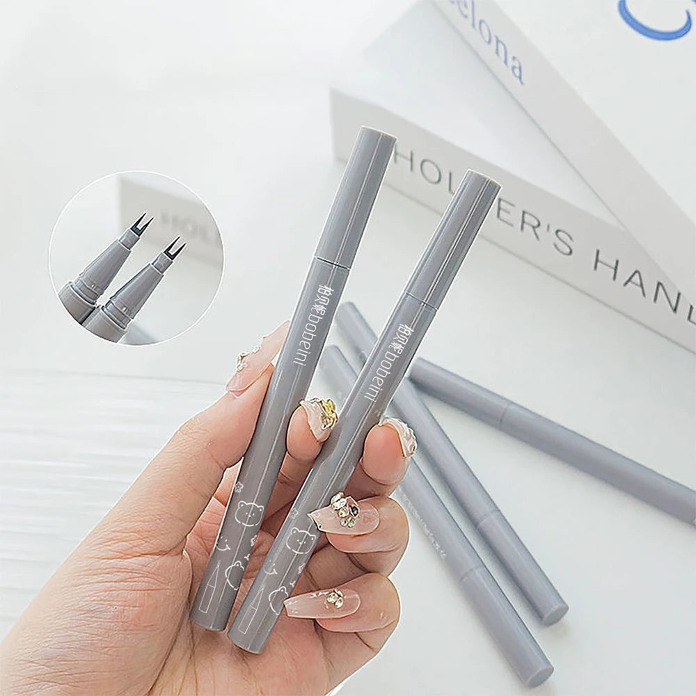 Double-Claw Liquid Eyeliner Pen | Waterproof & Smudge-Proof Liquid Eyeliner Pen QXL