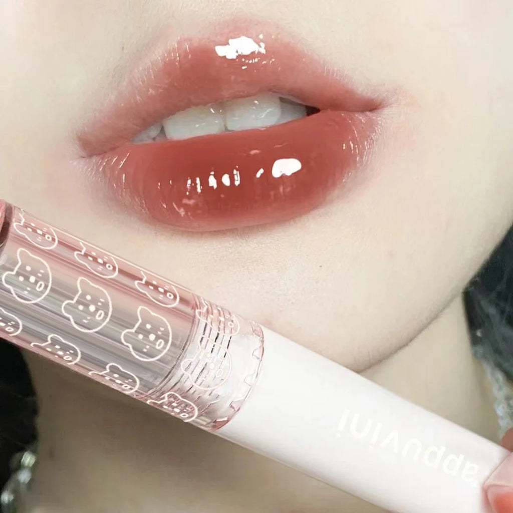 Cherry Pink Mirror Lip Gloss & Lip Oil | Waterproof Tint Lip Gloss & Lip Oil QXL 06