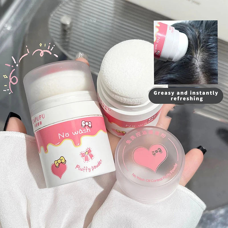 Oil-Control Hair Root Powder | Fluffy Volumizing Dry Shampoo Hair Root Powder QXL