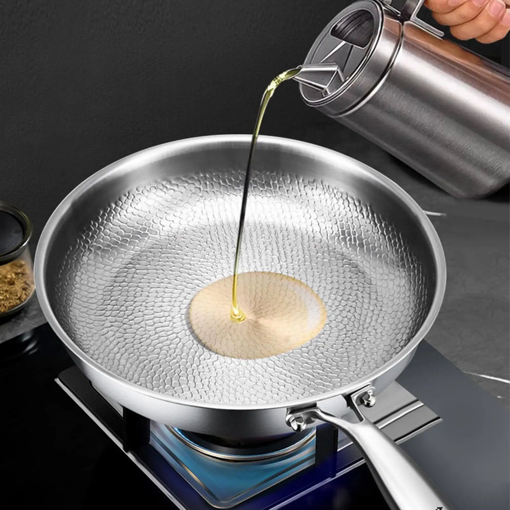Titanium Frying Pan with Lid | Scratch-Resistant Skillet Titanium Frying Pan QXL