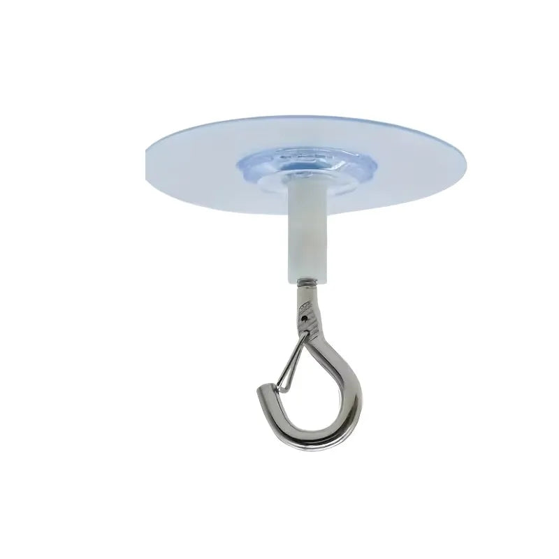 2-Pack Heavy-Duty Adhesive Ceiling Hooks | No-Drill Hanger Adhesive Ceiling Hooks QXL