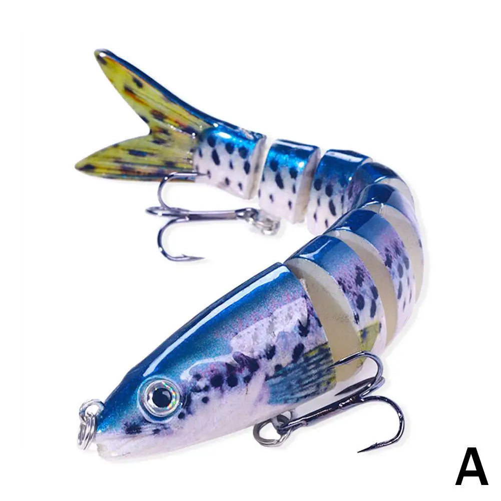 Jointed Swimbait Lure 13.4cm | Sinking Crankbait Hard Bait Swimbait Fishing Lure QXL A