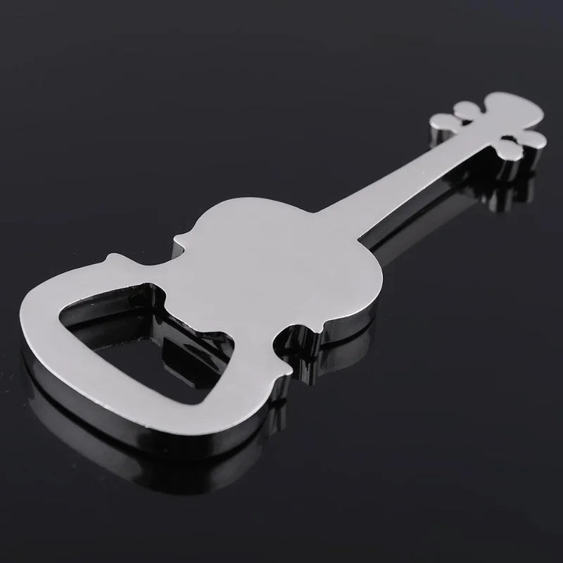 Guitar Shape Zinc Alloy Bottle Opener | Novelty Kitchen Tool Novelty Bottle Opener QXL