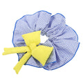 Large Ruffled Hair Scrunchie – Elastic Ponytail Holder for Women Hair Scrunchie QXL Default Title