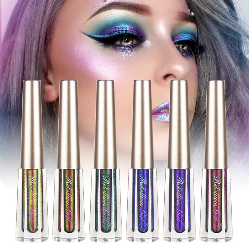 VERONNI Chameleon Glitter Liquid Eyeshadow Stick | 6 Shades Liquid Eyeshadow Stick QXL