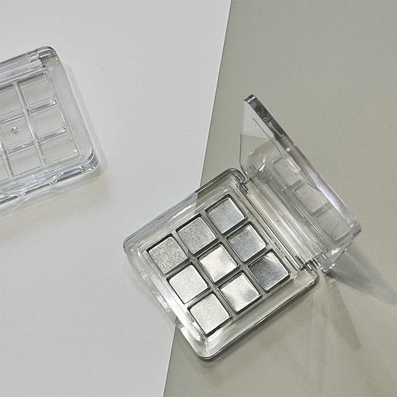9-Grid Empty Eyeshadow Palette Case | DIY Makeup Storage Eyeshadow Palette Case QXL