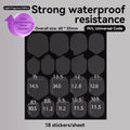 UV Nail Jelly Glue Tabs 10 Sheets | Press-On Nail Adhesive Nail Jelly Glue Tabs QXL M-L-10Sheets-