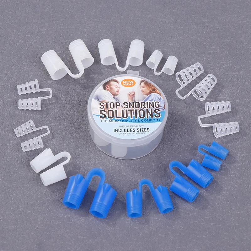 Silicone Nasal Dilators for Better Sleep | 4 & 8 Pack Nasal Dilator QXL