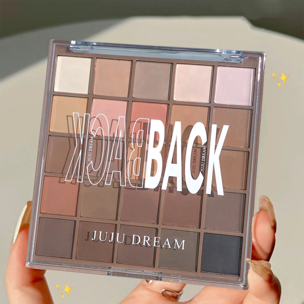 JUJU Dream 25-Color Eyeshadow Palette | Matte Nude & Shimmer Eyeshadow Palette QXL