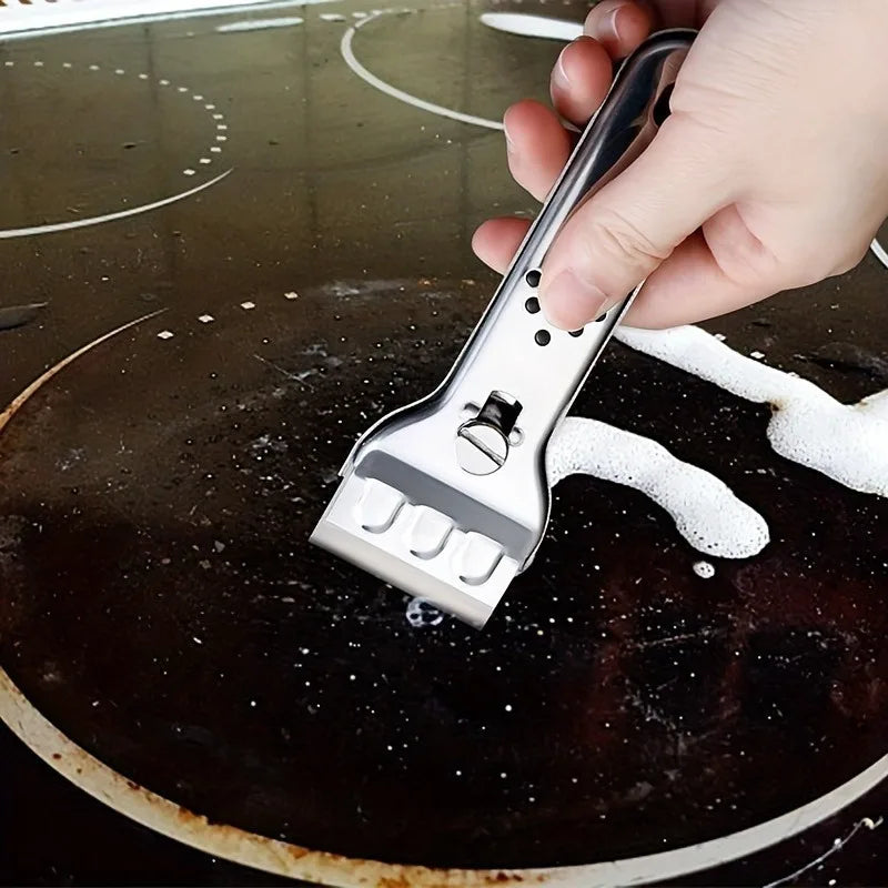 Cleaning Scraper with Blade for Ceramic & Induction Cooktops Cleaning Scraper QXL
