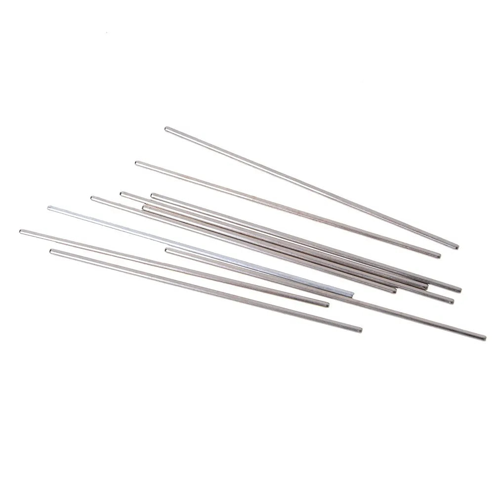 10-Pack 2mm×100mm Metal Axle Gear Shafts | DIY Model Cars Model Car Axle Shaft QXL