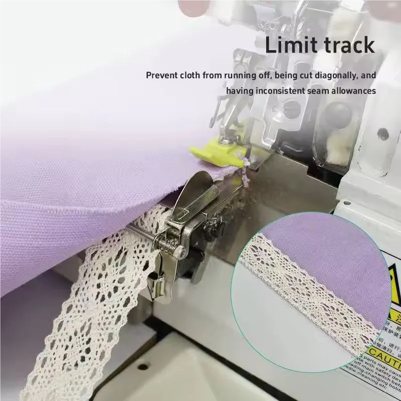 Adjustable Overlock Presser Foot – Elastic & Flanging Sewing Tool Sewing Machine Presser Foot QXL