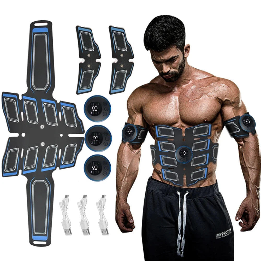 OREADEX EMS Abs Toning Belt | USB Rechargeable Muscle Massager EMS Muscle Toning Belt QXL