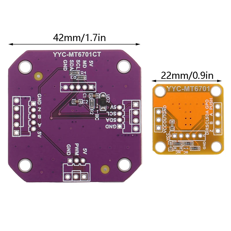 MT6701 14-Bit Magnetic Encoder Angle Sensor Module | AS5600 Magnetic Encoder Module QXL