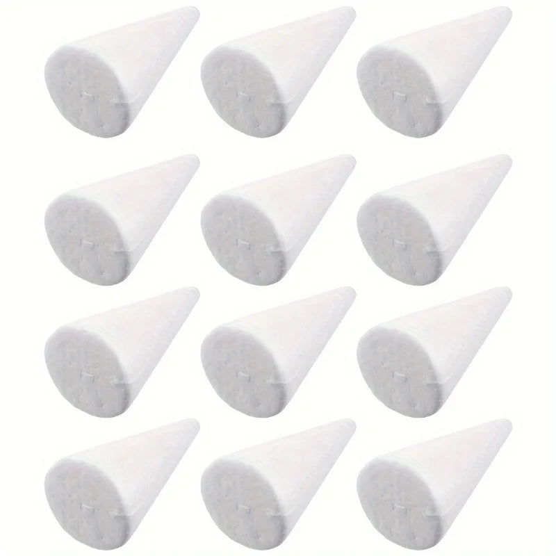 White Foam Cones for Christmas, Wedding & DIY Craft Projects Foam Craft Cones QXL