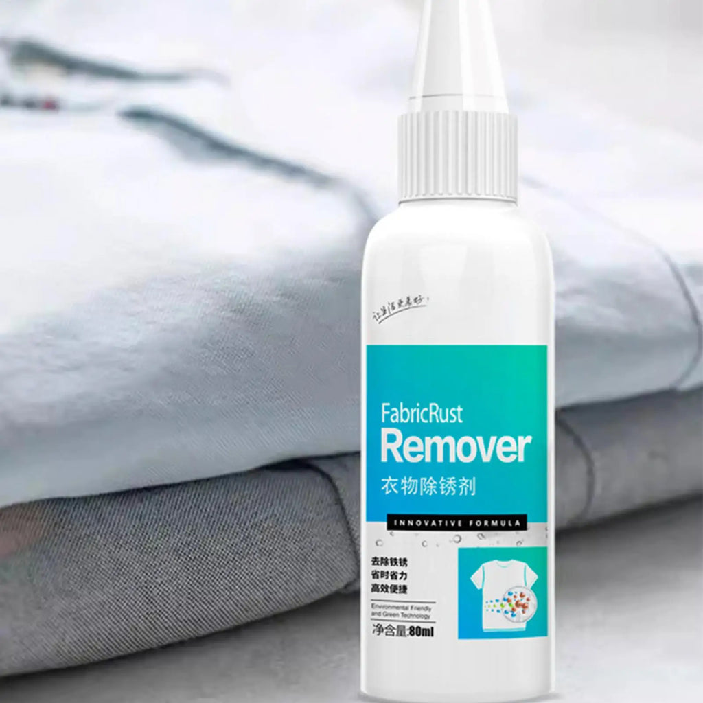 80ml Fabric Rust & Stain Remover – Fast-Acting Clothing Cleaner Fabric Stain Remover QXL