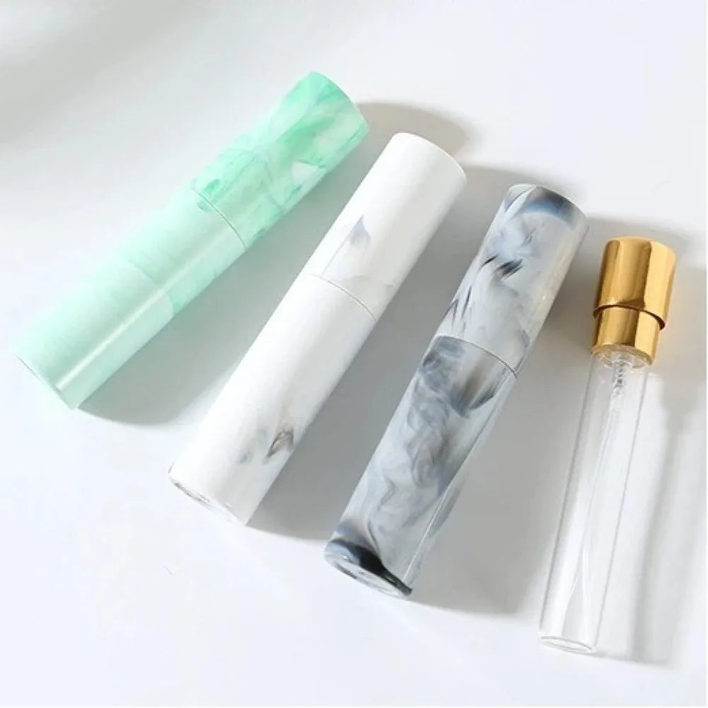 10ml Marble Refillable Perfume Atomizer | Mini Travel Spray Bottle Perfume Atomizer QXL