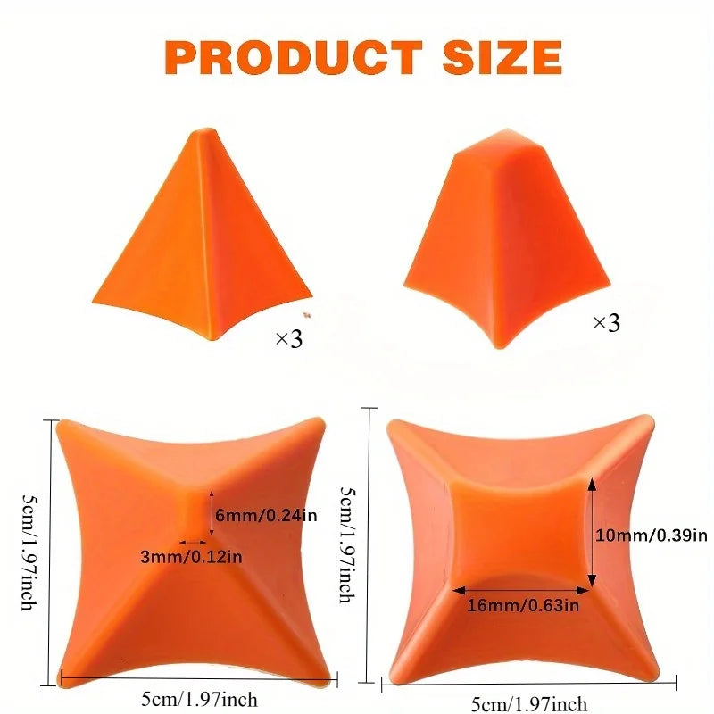 Caulk Finishing Tool | Reusable Triangular Smoothing Applicator Caulk Finishing Tool QXL 6pcs