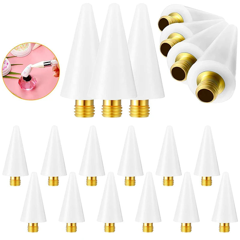 5-Pack Nail Dotting Wax Pens | Rhinestone & Gem Picker Tool Nail Dotting Tool QXL