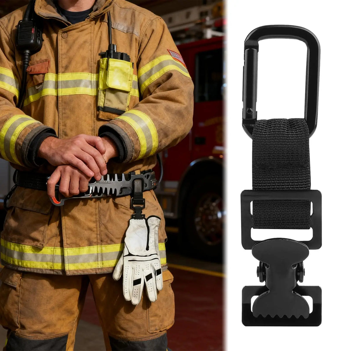 Heavy-Duty Serrated Work Glove Clip & Belt Hanger Holder Glove Clip Holder QXL